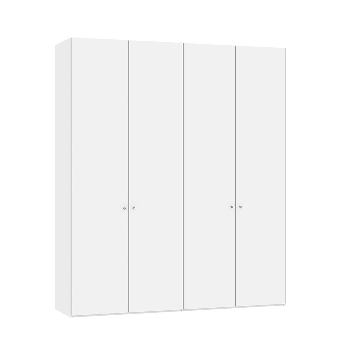 Drehtürenschrank VARIATION WHITE GLAS